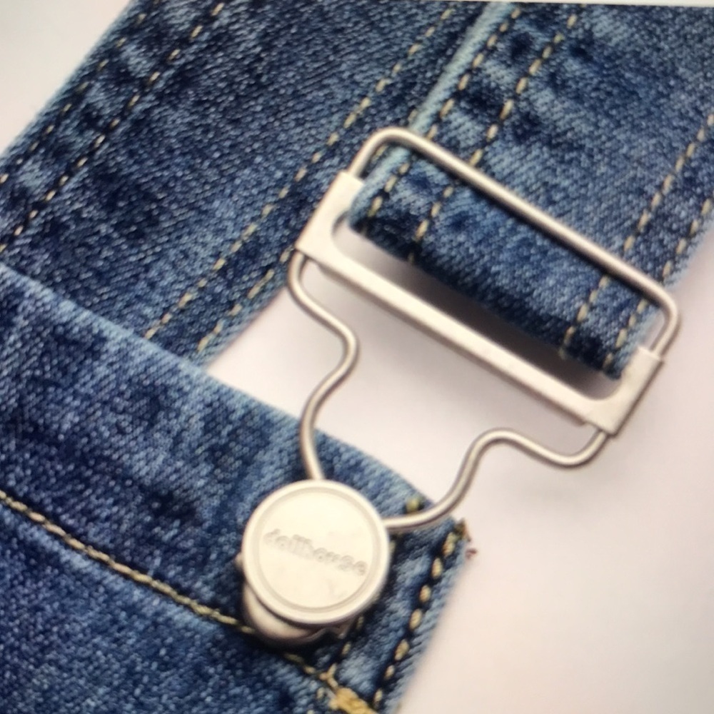 NWT Dollhouse Shortalls Denim Jean Shorts Sz 8 - Picture 3 of 14